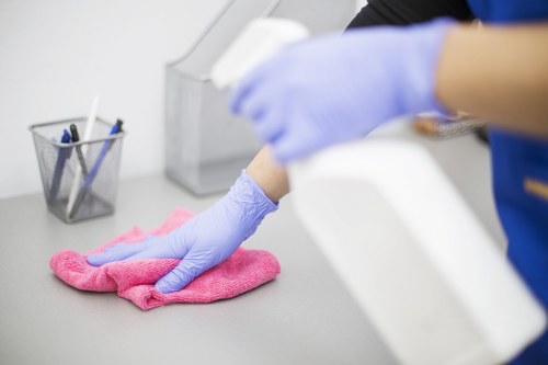 Professional upholstery cleaning for a fabric sofa in Croydon