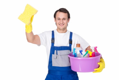 Deep cleaning of kitchen surfaces in a Croydon property
