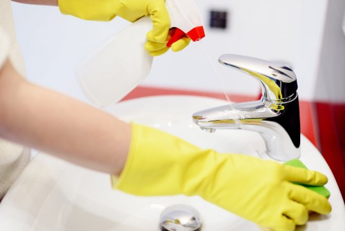 Professional post-construction cleaning in a Croydon commercial space