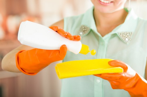 Careful cleaning of commercial hard floors in Croydon